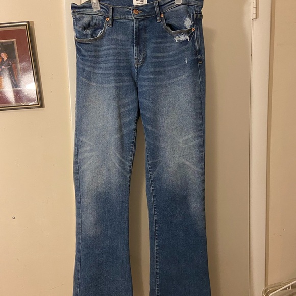 Kensie Women's Blue Boot Cut Jeans - Picture 1 of 2